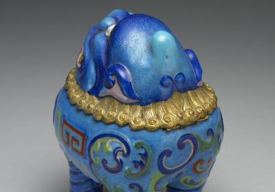 图片[2]-Copper beast painted in enamels, Qing dynasty (1644-1911)-China Archive